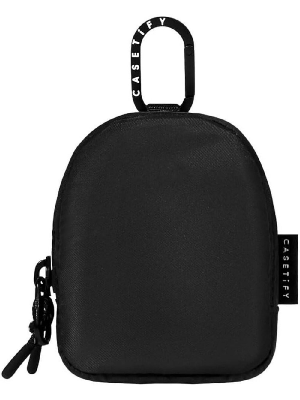 Stylish Black Earbuds Pouch - Durable, Compact, Perfect for Travel & Storage